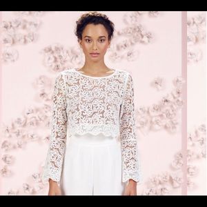 Lauren Conrad Lace Crop Top